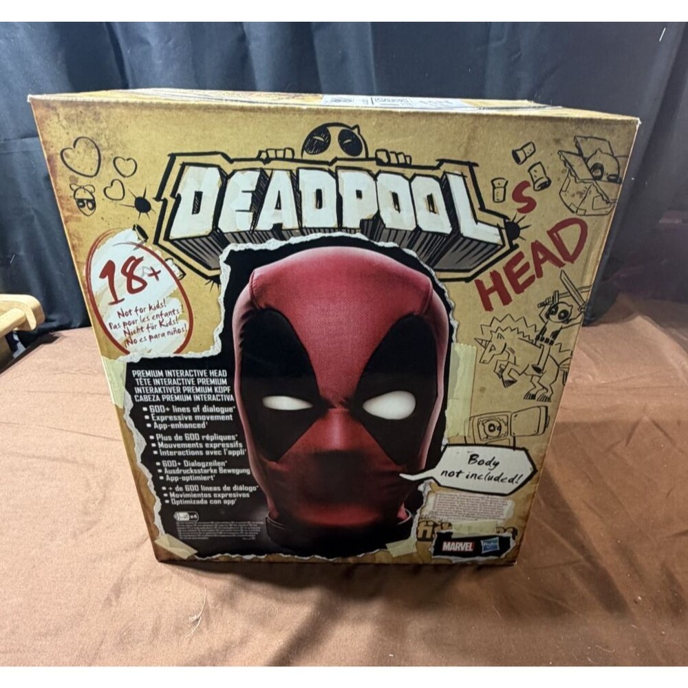 Hasbro Marvel Legend Interactive Deadpool Head Model/ NEW in orginal Box